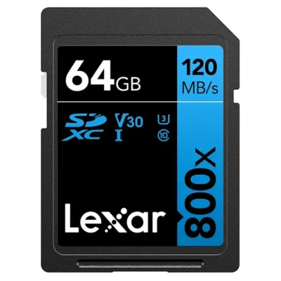 Lexar High-Performance 800x SDHC/SDXC UHS-I Card BLUE Series LSD0800P032G-BNNNG