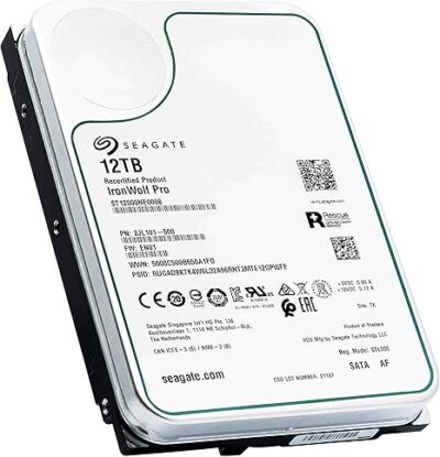 Seagate IronWolf Pro NAS 3.5-inch 7200rpm Hard Drive 12TB (ST12000NE0008)