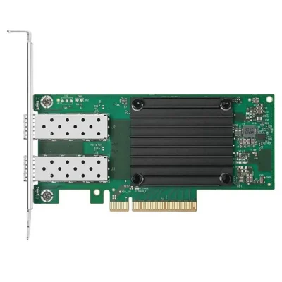 NVIDIA (Mellanox) MCX512A-ADAT ConnectX-5 Ex EN network interface card, 25GbE dual-port SFP28, PCIe Gen 3.0/4.0 x8, tall bracket