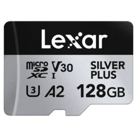 Lexar Professional SILVER PLUS MicroSDXC UHS-I Card LMSSIPL128G-BNANG