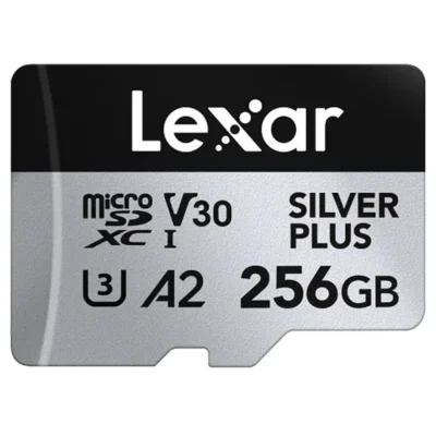 Lexar Professional SILVER PLUS MicroSDXC UHS-I Card LMSSIPL256G-BNANG