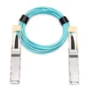 Mellanox MFS1S00-H010V Compatible TAA 200GBase-AOC QSFP56 to QSFP56 Active Optical Cable (850nm, MMF, 10m)