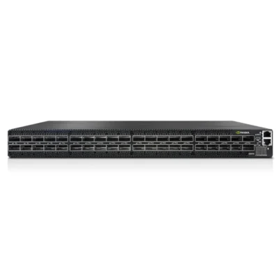 MELLANOX MQM9700-NS2F NVIDIA Quantum-2 QM9700 switch 32 ports QSFP(64 NDR ports) smart rack-mountable