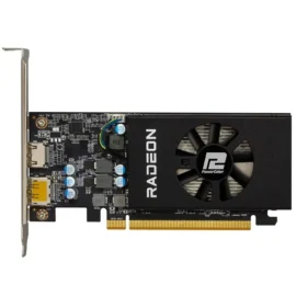 PowerColor Radeon RX 6400 Low Profile 4GB GDDR6 AXRX 6400 LP 4GBD6-DH AMD GPU Graphic Card