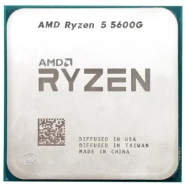 AMD Ryzen 5 5600G - Ryzen 5 5000 G-Series Cezanne (Zen 3) 6-Core 3.9 GHz Socket AM4 65W AMD Radeon Graphics Desktop Processor - 100-100000252BOX