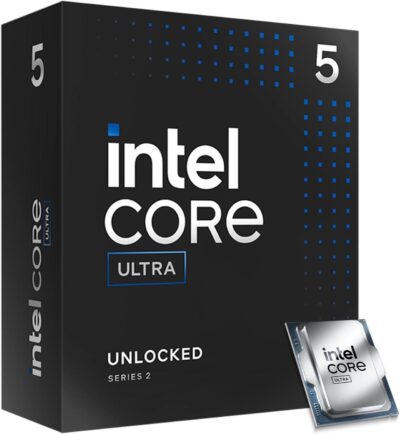 Intel Core Ultra 5 245K - Core Ultra 5 (Series 2) Arrow Lake 14-Core (6P+8E), LGA 1851, 125W Desktop Processor - BX80768245K