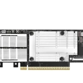 NVIDIA Mellanox MCX755106AS-HEAT ConnectX-7 InfiniBand & Ethernet Adapter Card 200GbE/NDR200, Dual-Port QSFP112, PCIe 5.0 x16, with x16 PCIe Extension Option, Secure Boot, Tall&Short Bracket