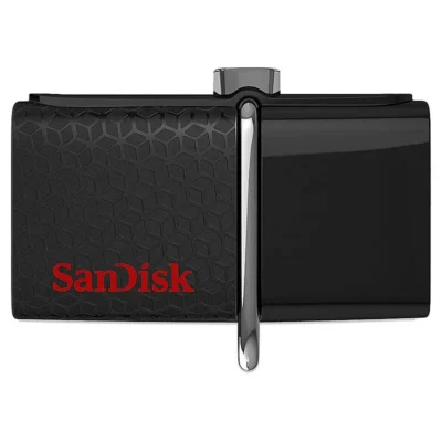 SanDisk 64GB Ultra Dual OTG USB 3.0 Flash Drive, Speed Up to 150MB/s (SDDD2-064G-GAM46)