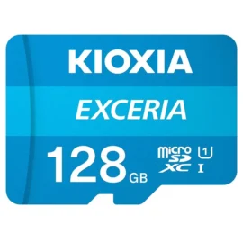 Kioxia 128GB microSD Exceria Flash Memory Card w/Adapter U1 R100 C10 Full HD High Read Speed 100MB/s LMEX1L128GG2