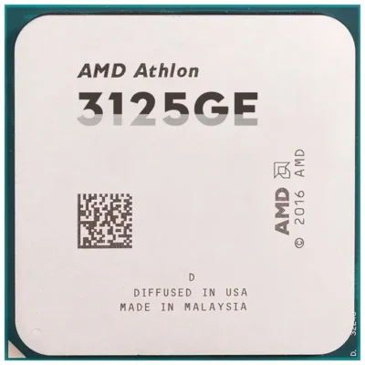 AMD Athlon Silver PRO 3125GE 2 Cores 4 Threads CPU Processor YD3125C6M2OFH