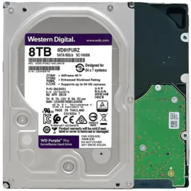 WD Purple WD81PURZ 8TB 5400 RPM 256MB Cache SATA 6.0Gb/s 3.5" Internal Hard Drive Bare Drive