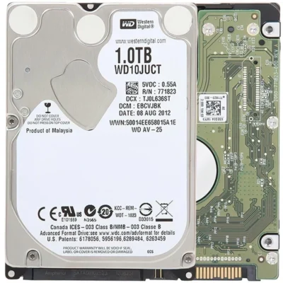 WD AV-25 1TB 5400 RPM 16MB Cache SATA 3.0Gb/s 2.5-Inch Internal Hard Drive - WD10JUCT