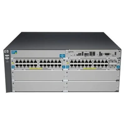 HP J9533A E5406-44G-PoE+/2XG-SFP+ v2 zl Switch Chassis - Manageable - 6 x Expansion Slots - 2 x Expansion Slot - 2 x SFP+ Slots - 4 Layer Supported - Power Supply - Redundant Power Supply - 4U High -