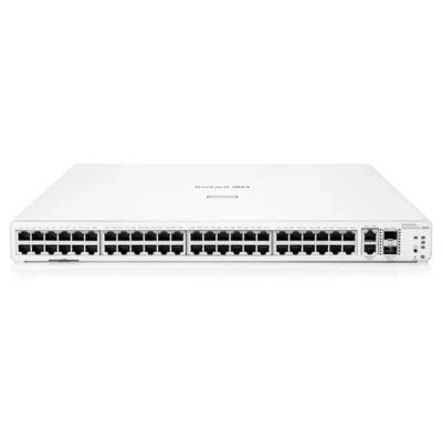 Aruba Instant On 1960 48-Port Gb Smart-Managed Layer 2+ Ethernet Switch | 48x 1G | 2X 10GBase-T + 2X SFP+ Uplink Ports | Stackable | US Cord (JL808A#ABA)