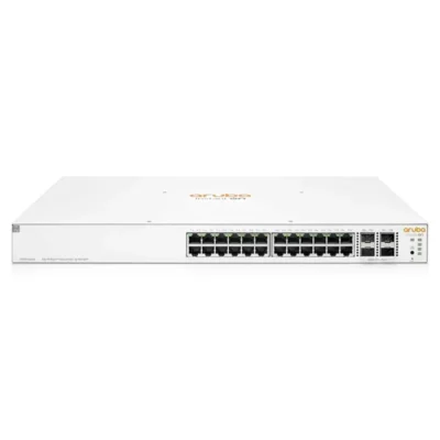 Aruba Instant On 1930 24-Port Gb Ethernet 24xGE PoE (370W), 4X 1G/10G SFP+, L2+ Smart Switch US Cord (JL684A#ABA)