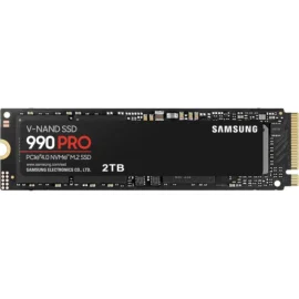 Samsung 990 PRO 2TB PCIe 4.0 (up to 7450 MB/s) NVMe M.2 (2280) Internal Solid State Drive (SSD) (MZ-V9P2T0BW)