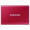 Samsung T7 Portable SSD - 500 GB - USB 3.2 Gen.2 Externe SSD Metallic Red (MU-PC500R/WW)