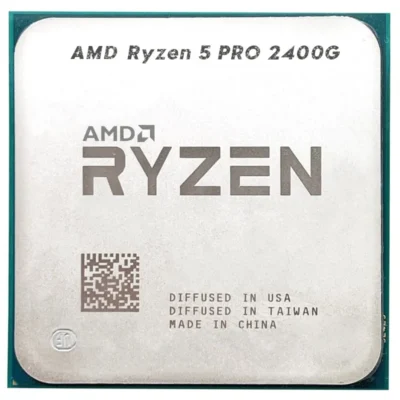 AMD RYZEN 5 2400G Quad-Core 3.6 GHz (3.9 GHz Max Boost) Socket AM4 65W YD2400C5FBBOX Desktop Processor