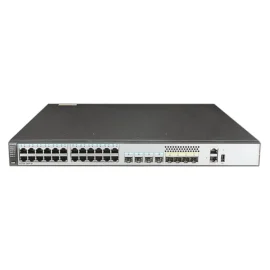 Huawei S5720-28P-SI-AC(24 Ethernet 10/100/1000 ports,4 of which are dual-purpose 10/100/1000 or SFP,4 Gig SFP)