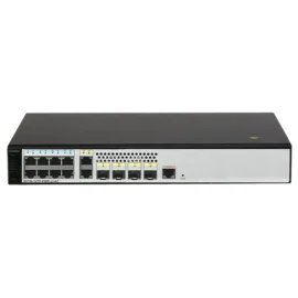 Huawei S5720-12TP-PWR-LI-AC(8 Ethernet 10/100/1000 PoE+ ports,2 Gig SFP and 2 dual-purpose 10/100/1000 or SFP,124W PoE)