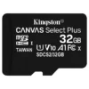 Kingston 32GB Canvas Select Plus microSDHC Card | Up to 100MB/s | A1 Class10 UHS-I | with Adapter | SDCS2/32GB