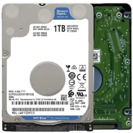 WD Blue 1TB 5400 RPM 128MB Cache SATA 6.0Gb/s 2.5" Mobile Hard Drive WD10SPZX