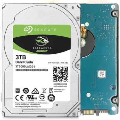 Seagate BarraCuda 3TB 2.5" 128MB ST3000LM024 HDD Hard Disk Drive