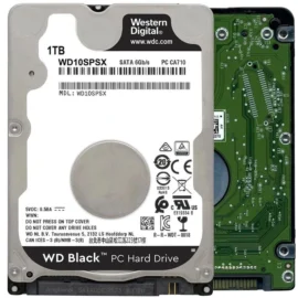 WD Black 1TB Hard Drive - 7200 RPM SATA 6Gb/s 64MB Cache 2.5 Inch - WD10SPSX